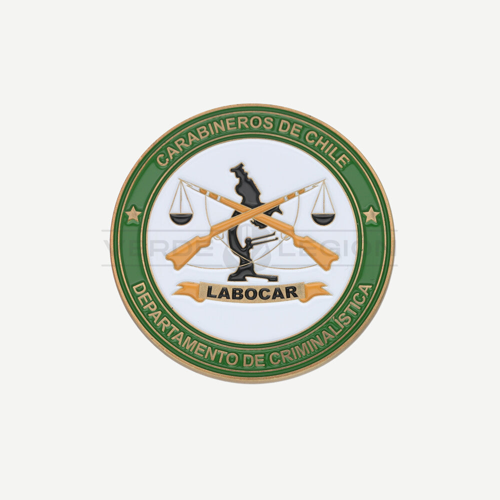 Moneda de Colección Labocar Carabineros