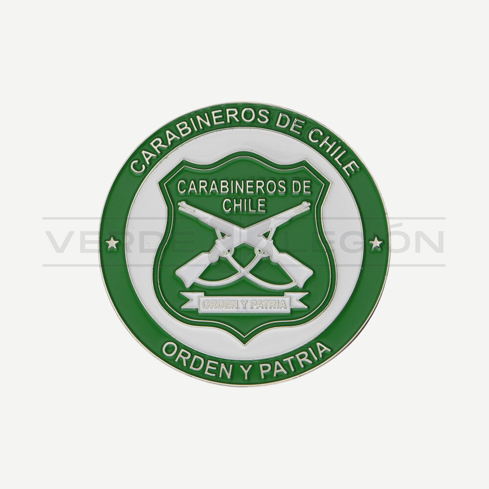 Moneda de Colección Grados Oficial Carabineros