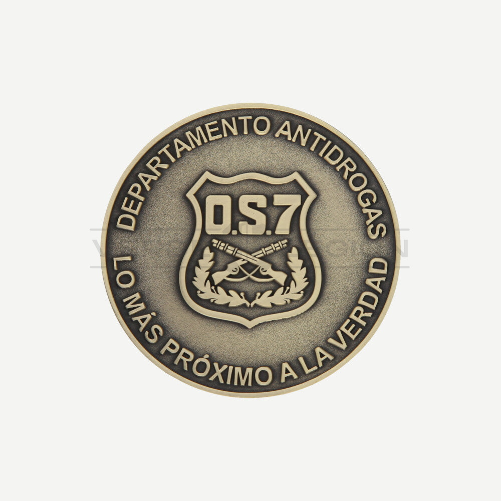 Moneda Personalizada OS7 Carabineros