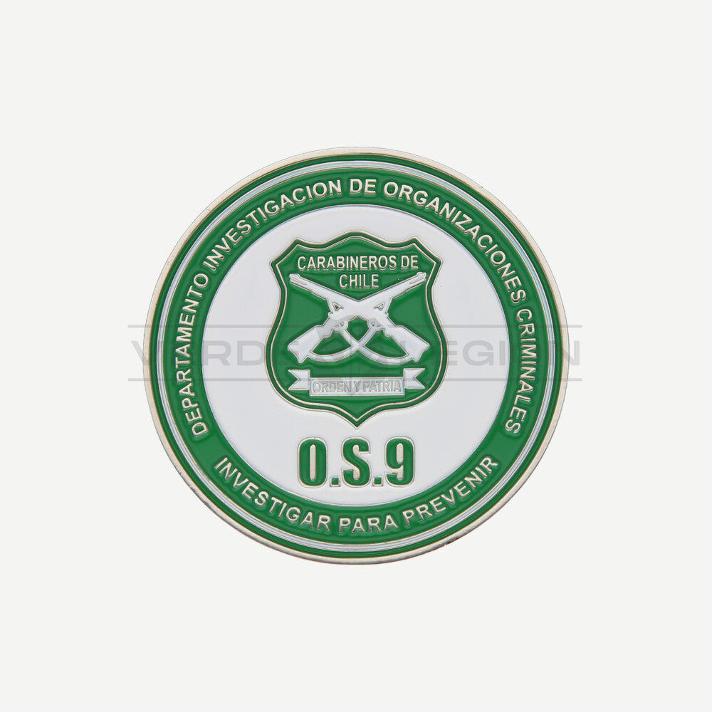 Moneda Personalizable OS9 Carabineros