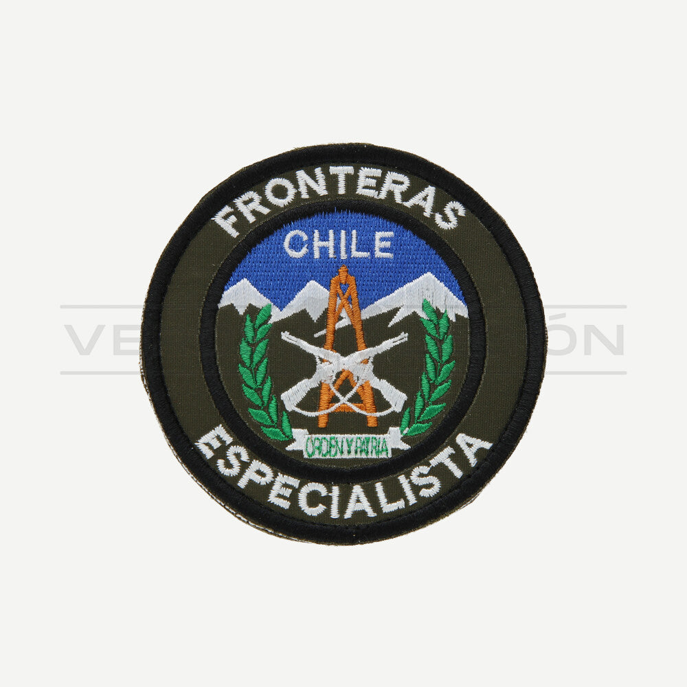Parche Disco Fronteras Especialista Carabineros (Opciones)