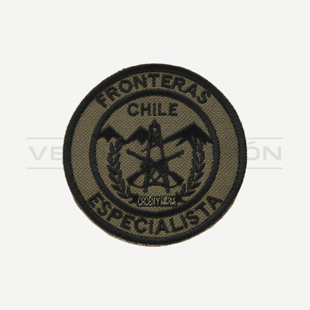 Parche Disco Fronteras Especialista Carabineros (Opciones)