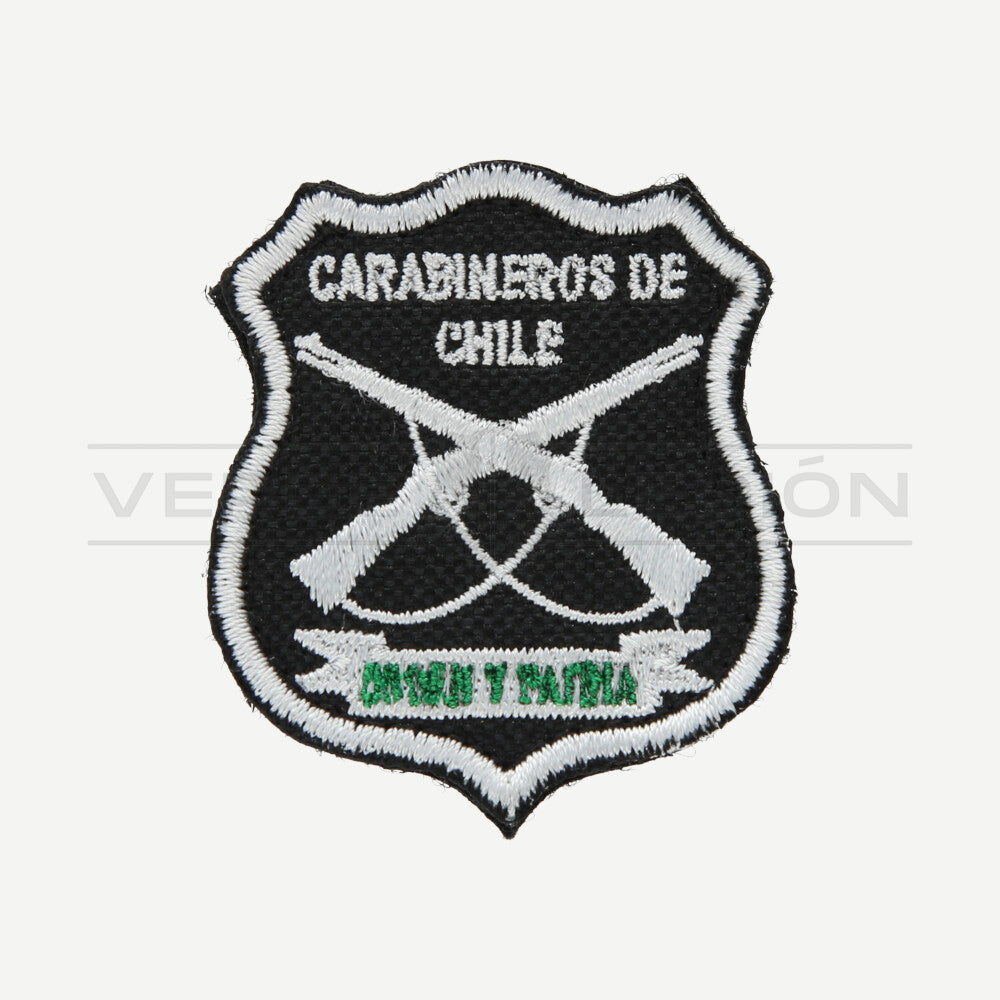 Parche Escudo Institucional (Negro) Carabineros