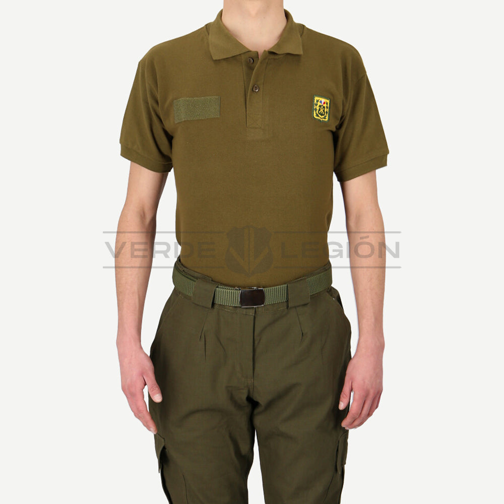 Polera Piqué Verde ESCAR Unisex Carabineros