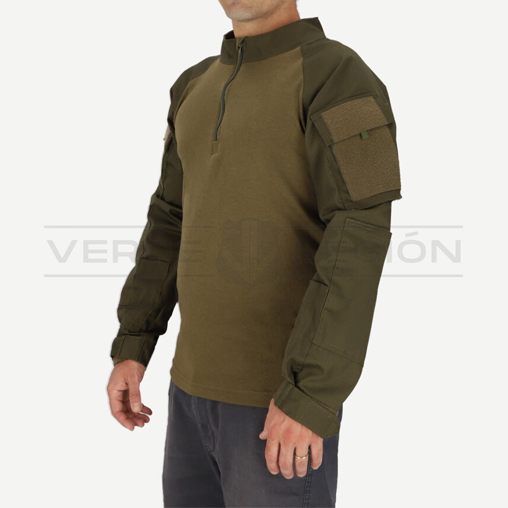 Polera de Combate Verde Carabineros