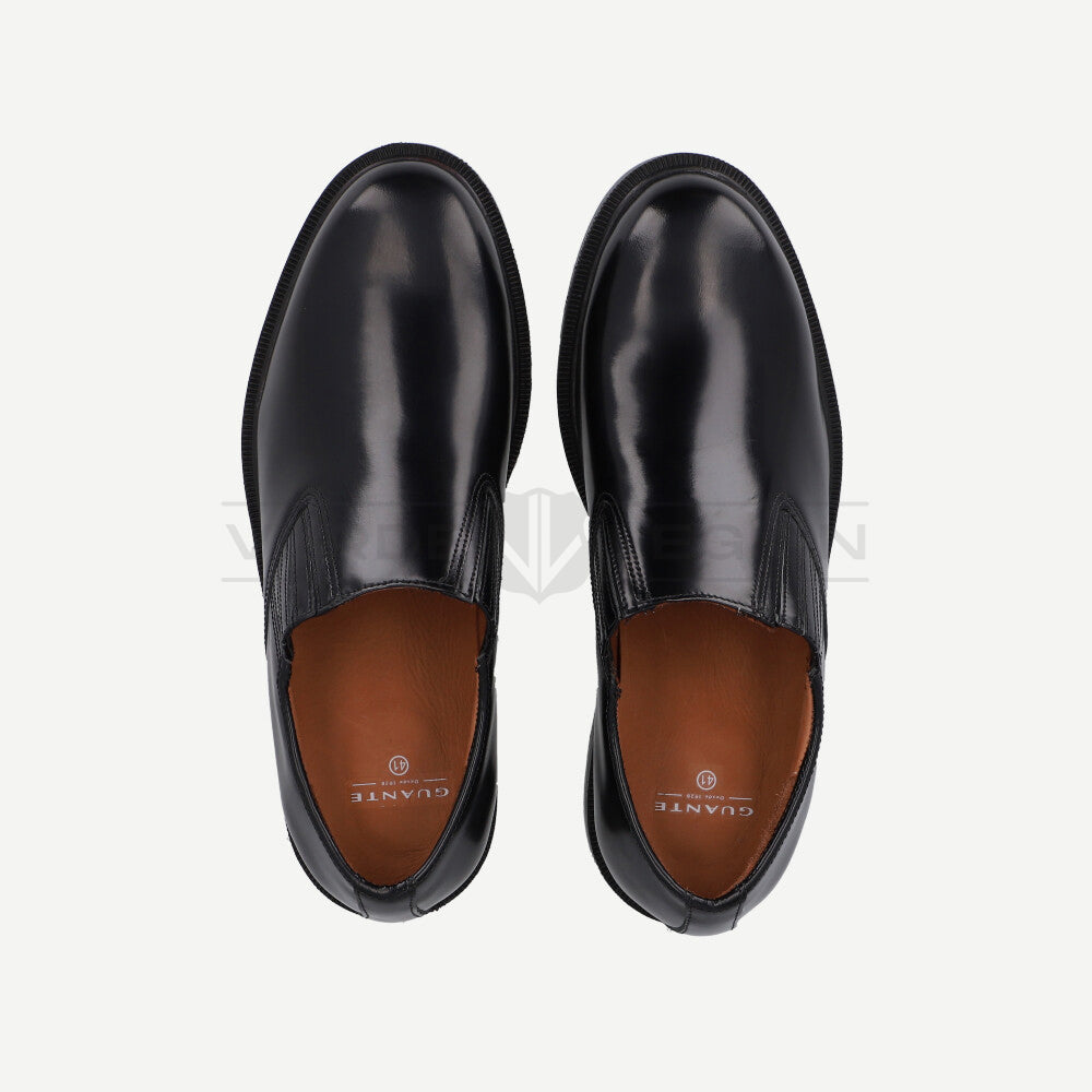 Zapato Elasticado Planta Poliuretano Negro Guante Carabineros