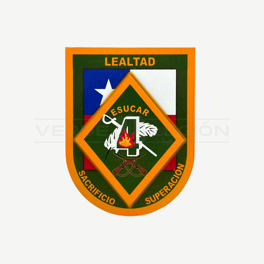 Imán Madera para Refrigerador Escudo Escuadrones Esucar Carabineros (Opciones)