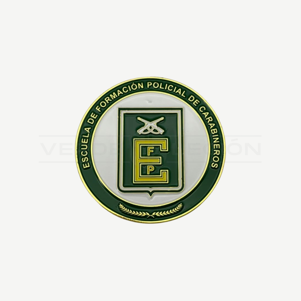Moneda Personalizable Juramento Escuela de Formación Policial de Carabineros (Esfopolcar)
