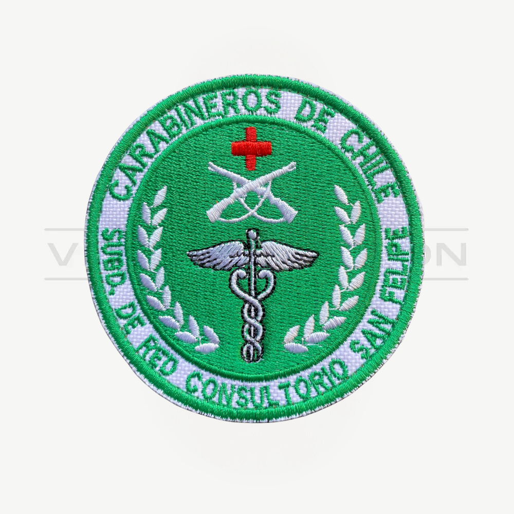 Parche Disco Personalizado Subdirección de Red Consultorio Carabineros