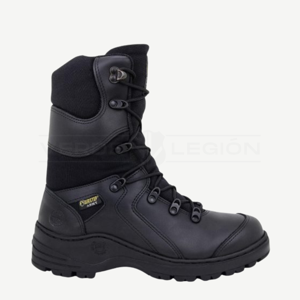 Bota Táctica Negra Marca Airstep Repelente al Agua