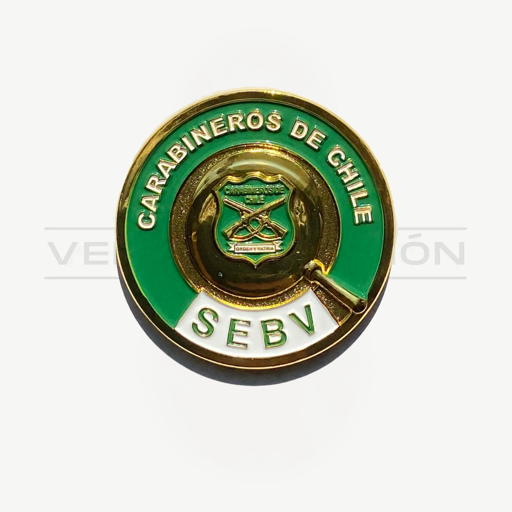 Moneda de Colección SEBV Carabineros