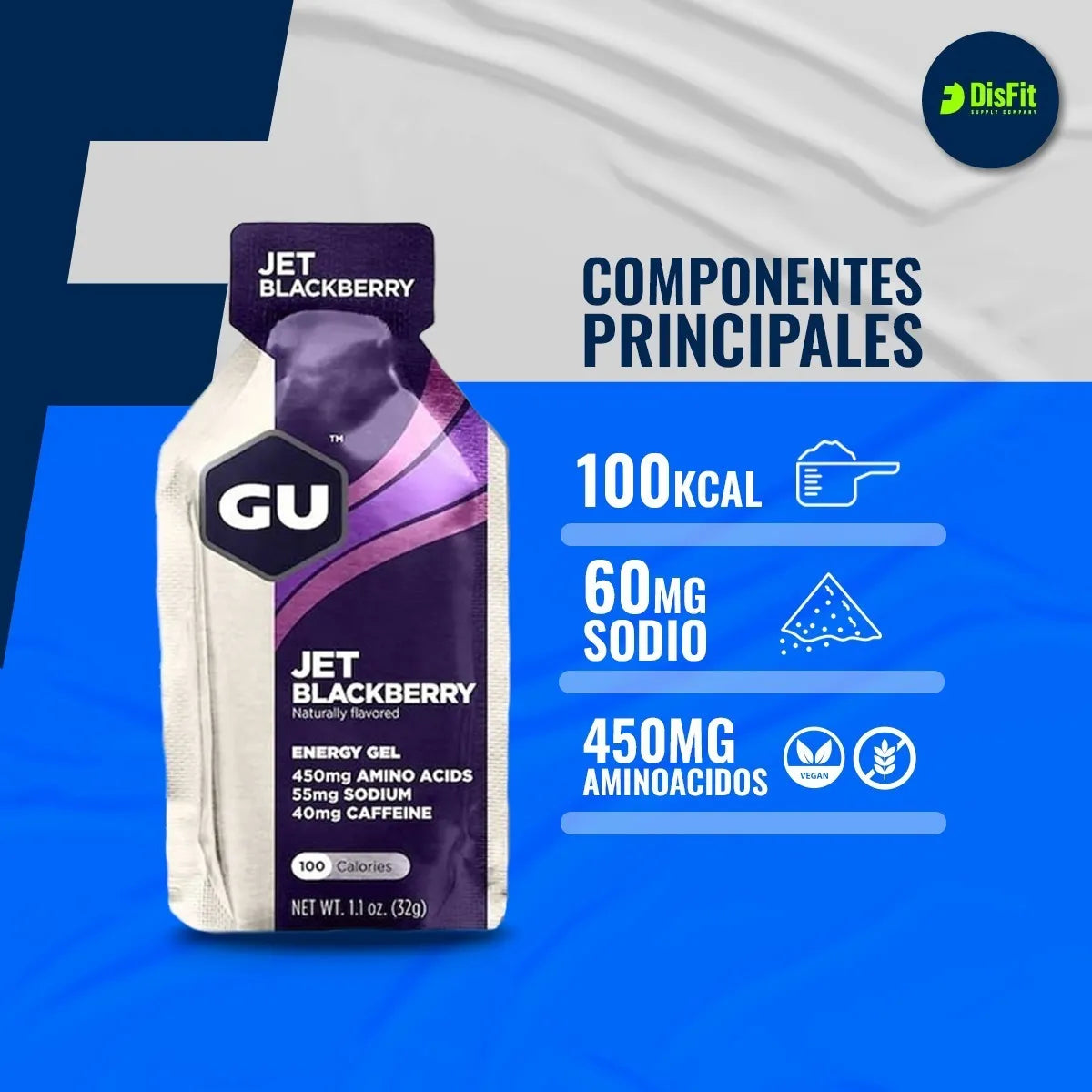 Gu Energy Gel Jet Blackberry