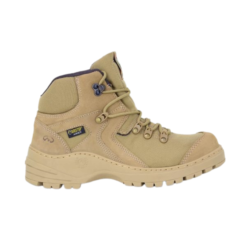 Bota Táctica Beige Caña Media Marca Airstep Repelente al Agua