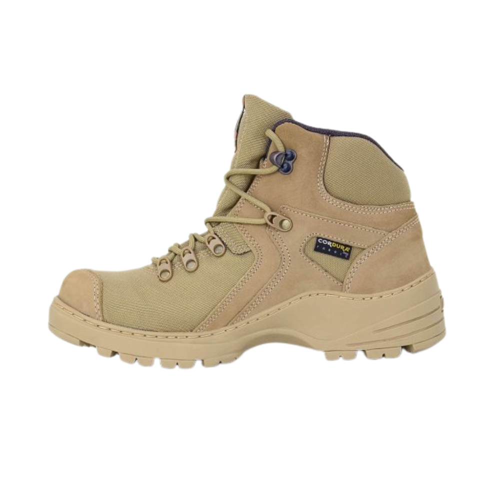 Bota Táctica Beige Caña Media Marca Airstep Repelente al Agua