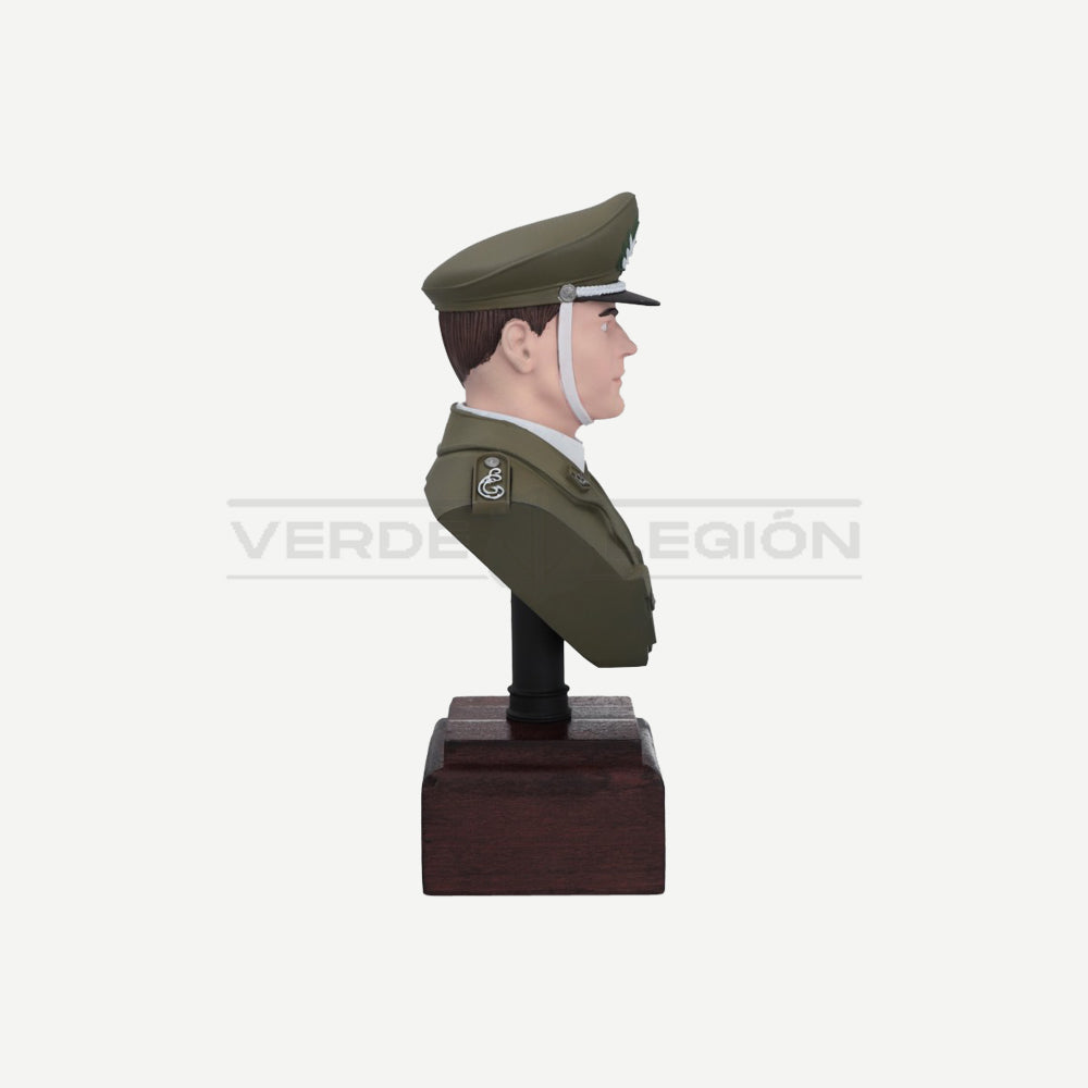 Figura 3D Aspirante a Oficial Masculino Placa Personalizable