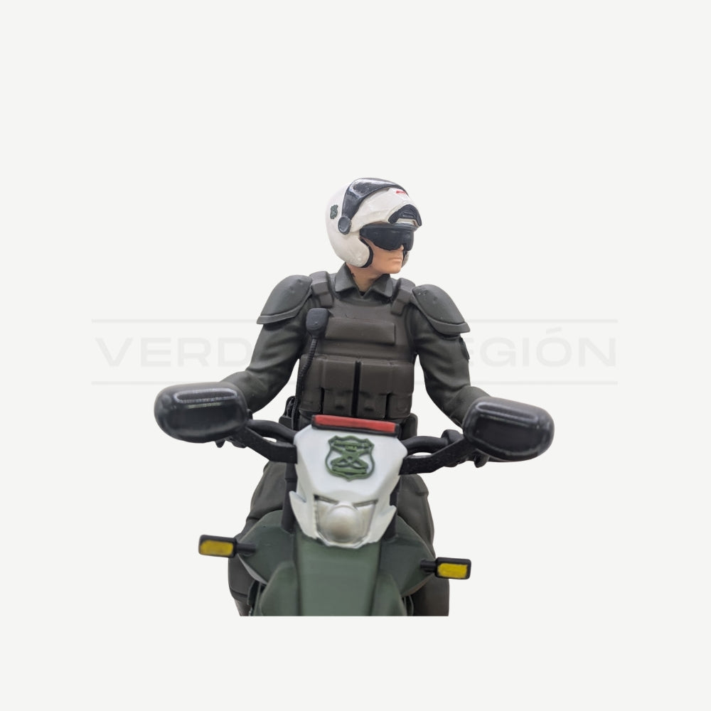 Figura 3D Motorizado Tango Tango Placa Personalizable Carabineros