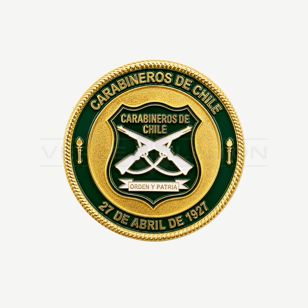 Moneda Dirección de Inteligencia Policial (DIPOLCAR) Carabineros