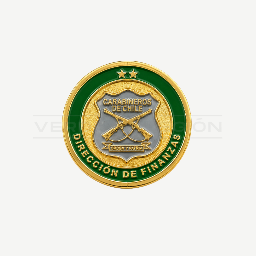 Piocha Botón Dirección de Finanzas Carabineros