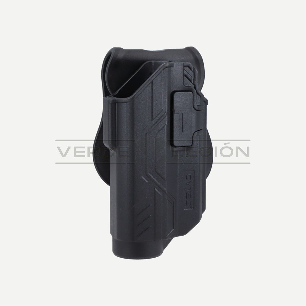 Funda Glock 19 Con Linterna Negro Cytac