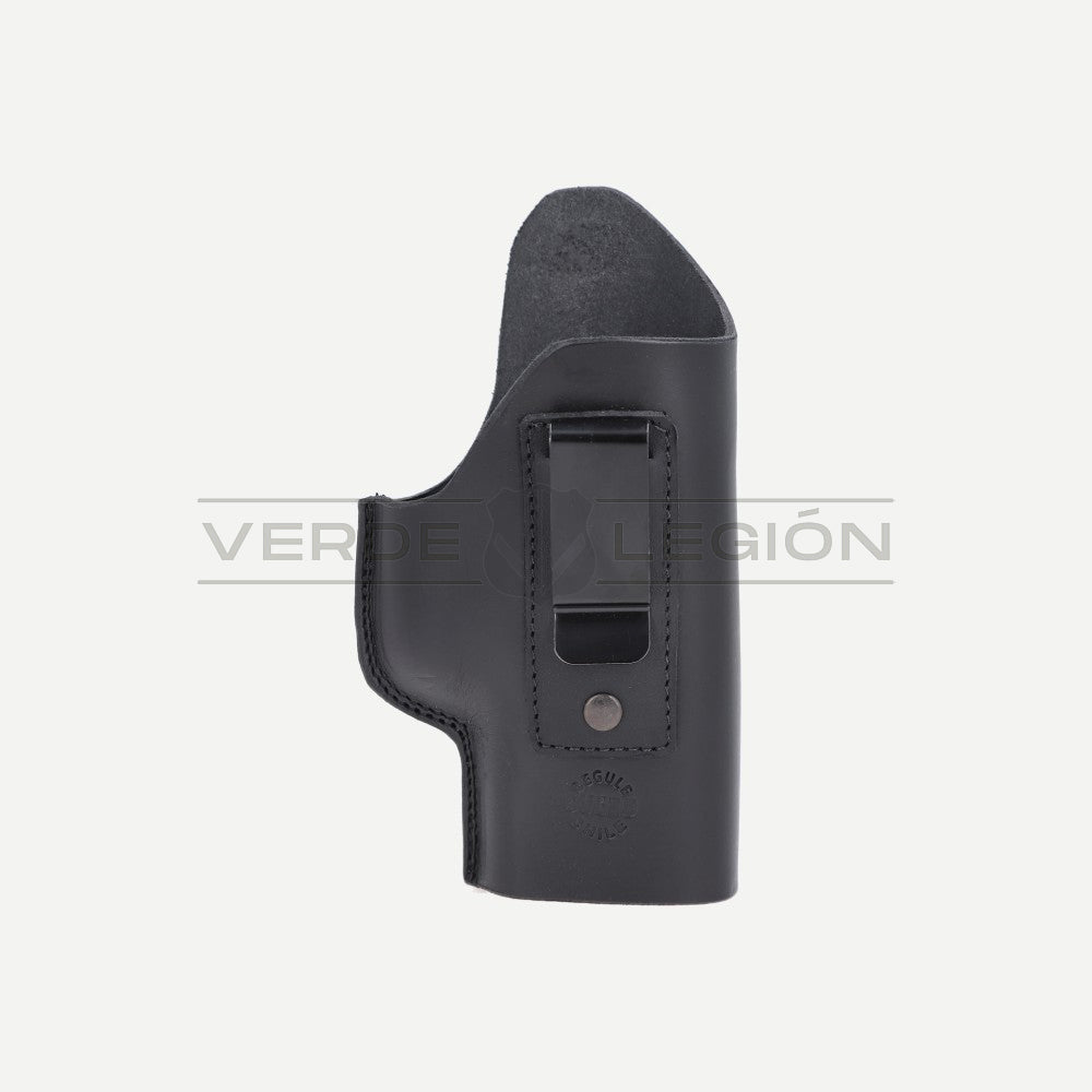 Funda Interna Cuero Negro Glock 19/Glock 24 Carabineros