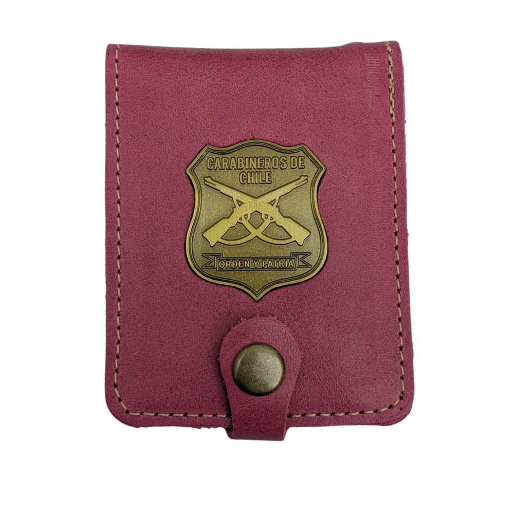 Porta Tipcar Oficial con Escudo Metálico Carabineros