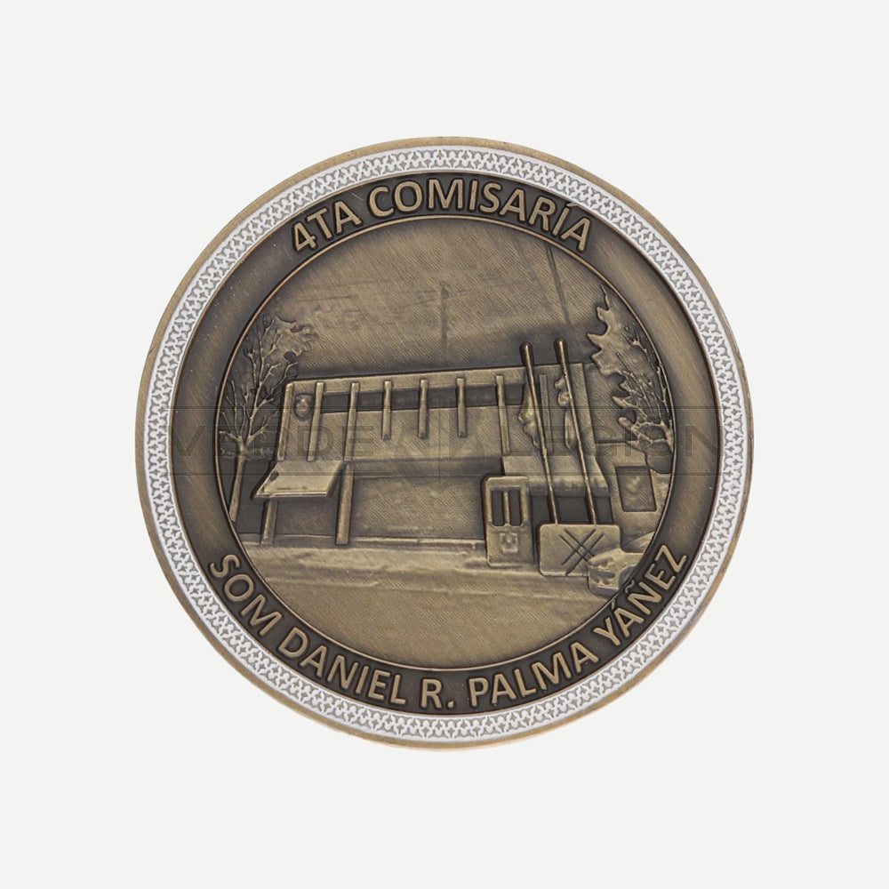 Moneda de Colección 4ta Comisaria de Santiago Carabineros