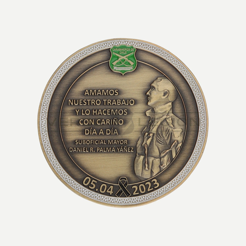 Moneda de Colección 4ta Comisaria de Santiago Carabineros