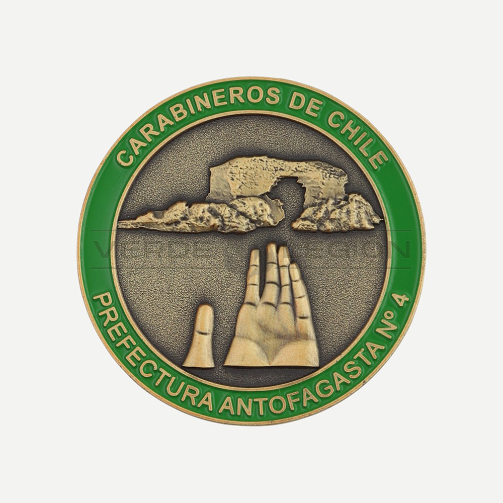 Moneda de Colección Prefectura Antofagasta Carabineros