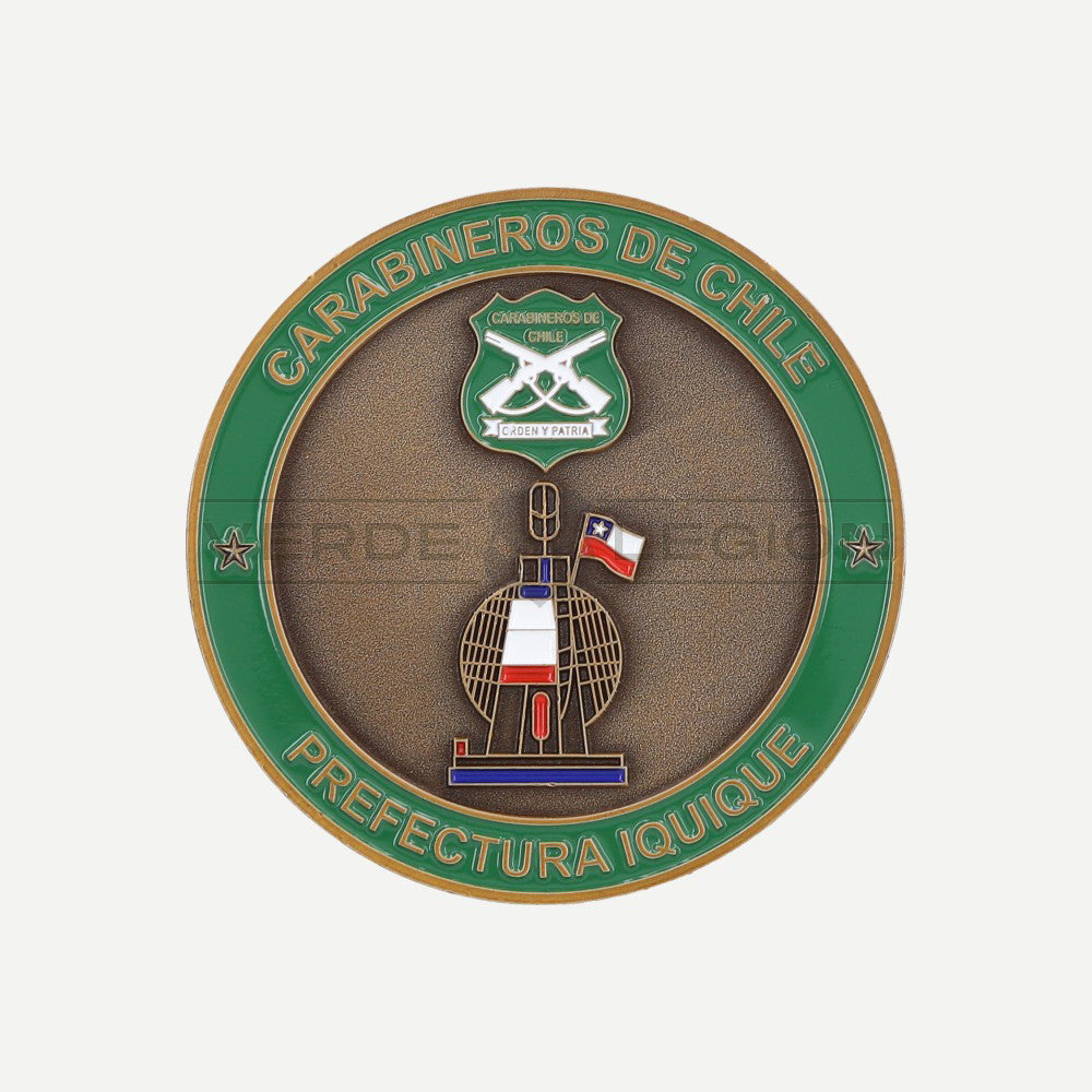 Moneda de Colección Sección OS7 Iquique Carabineros