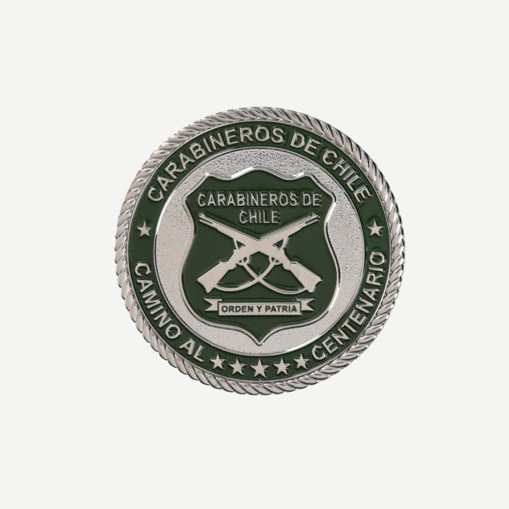 Moneda de Colección Zona Los Ríos Carabineros