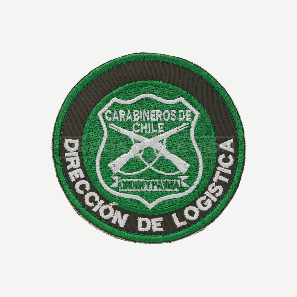 Parche Disco Dirección De Logística (Opciones) Carabineros