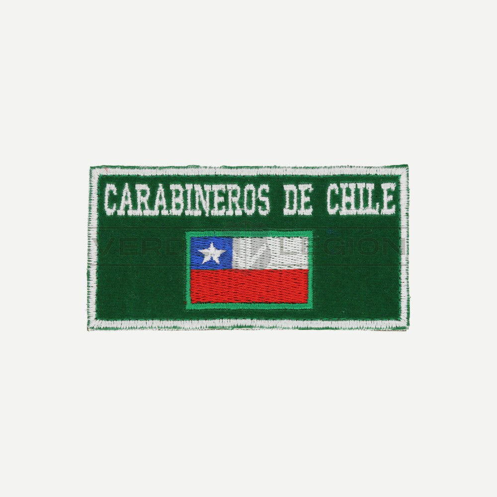 Parche Rectangular Bandera Carabineros de Chile