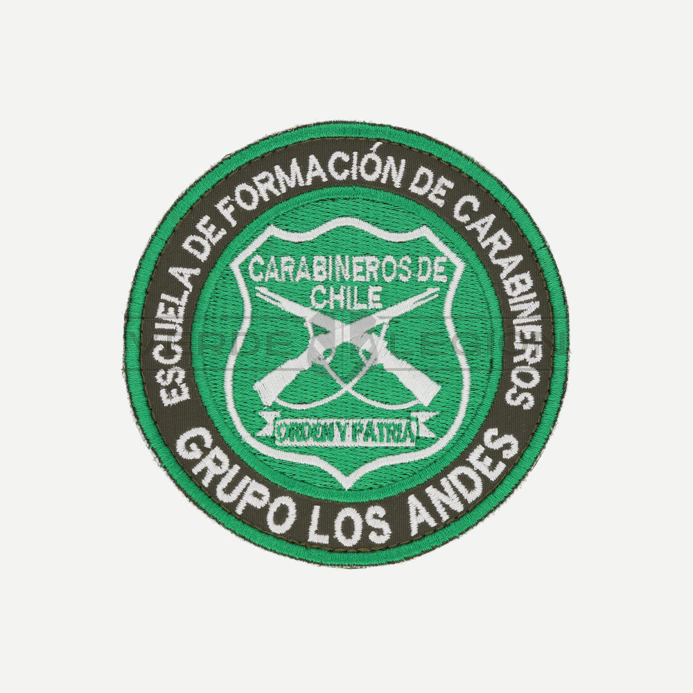 Parche Disco (Verde Blanco) Escuela de Formación de Carabineros