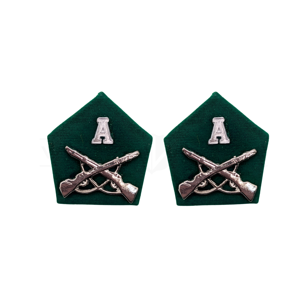 Parche Carabinas Terciopelo Letra A Carabineros (ACIPOL)