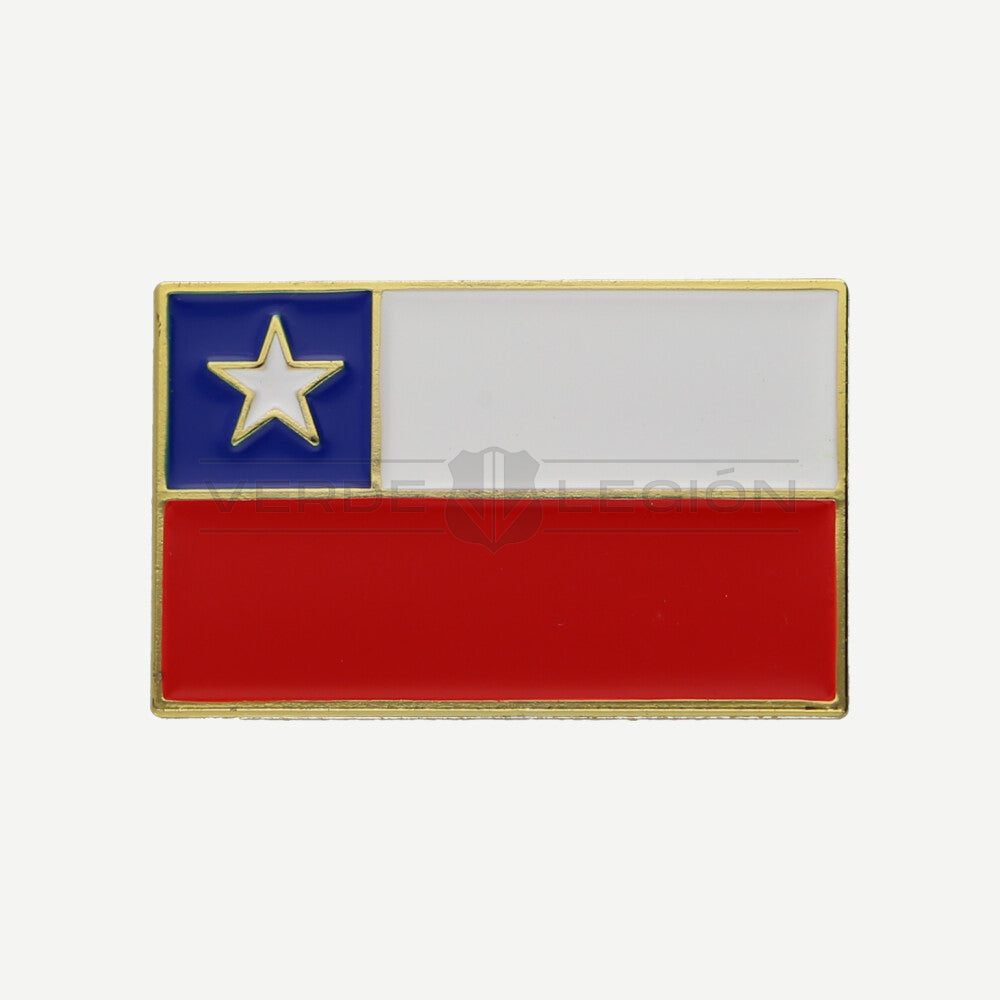 Piocha Bandera de Chile