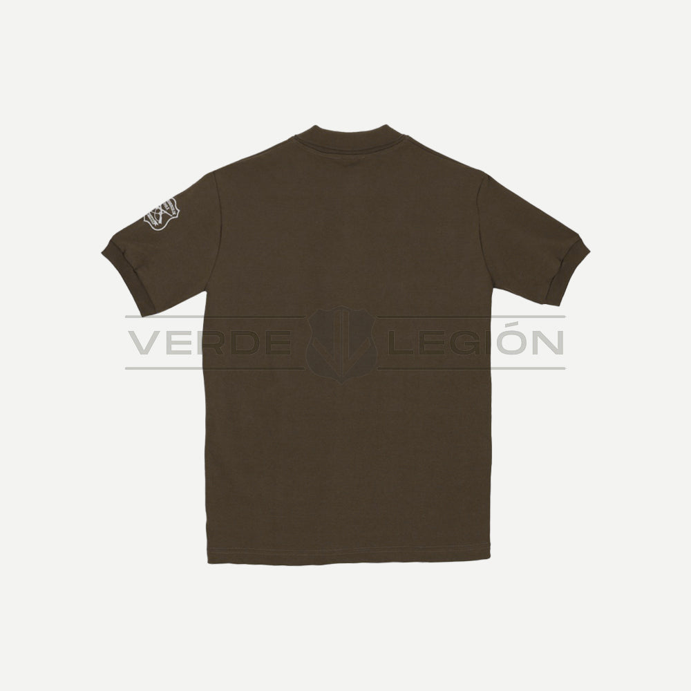 Polera Piqué Verde Unisex Sin Velcro Carabineros