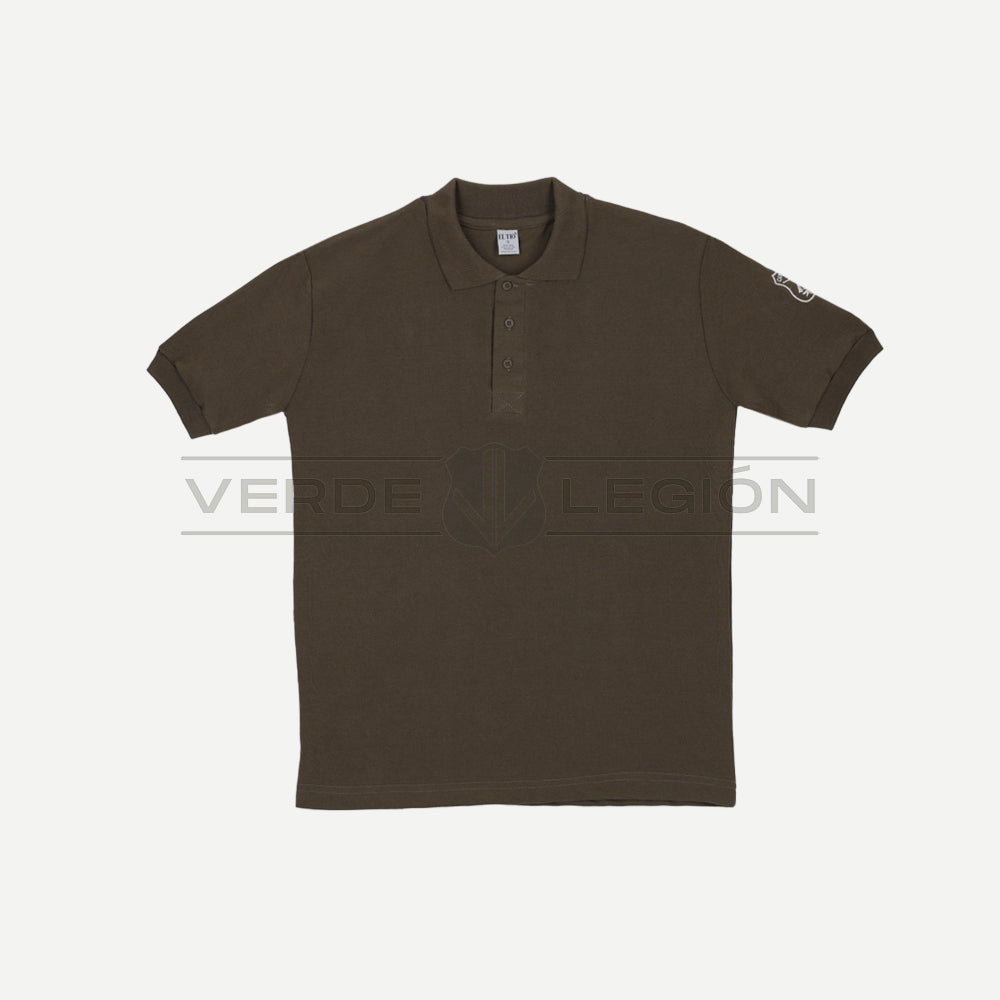 Polera Piqué Verde Unisex Sin Velcro Carabineros