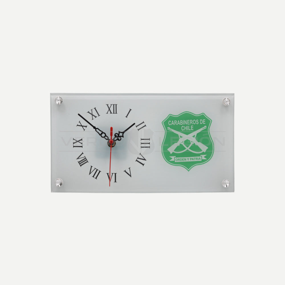 Reloj de Mesa Escudo de Carabineros