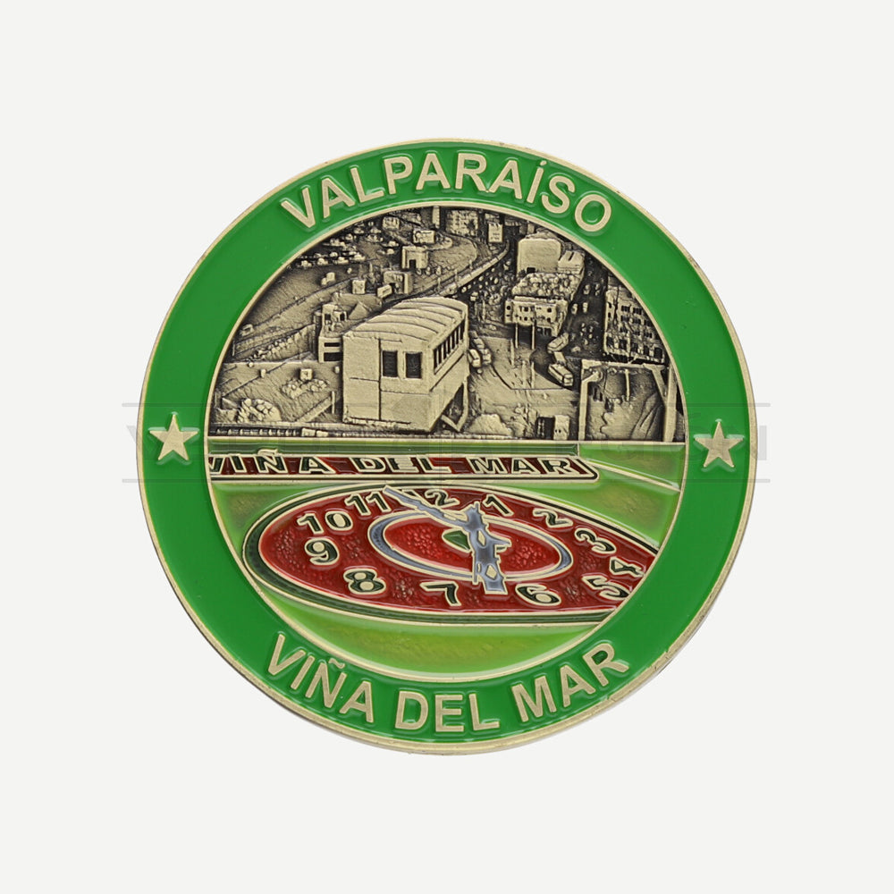 Moneda de Colección Sección Inteligencia Policial Valparaíso