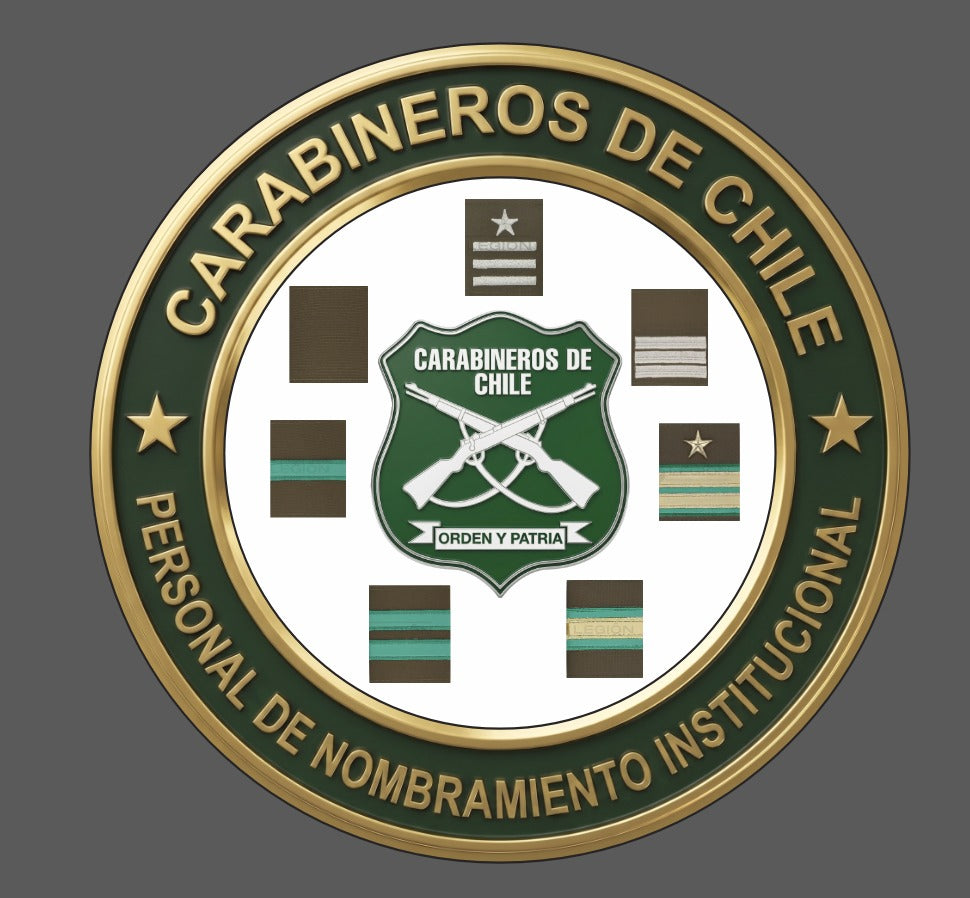 Imán Todos Grados PNI Carabineros