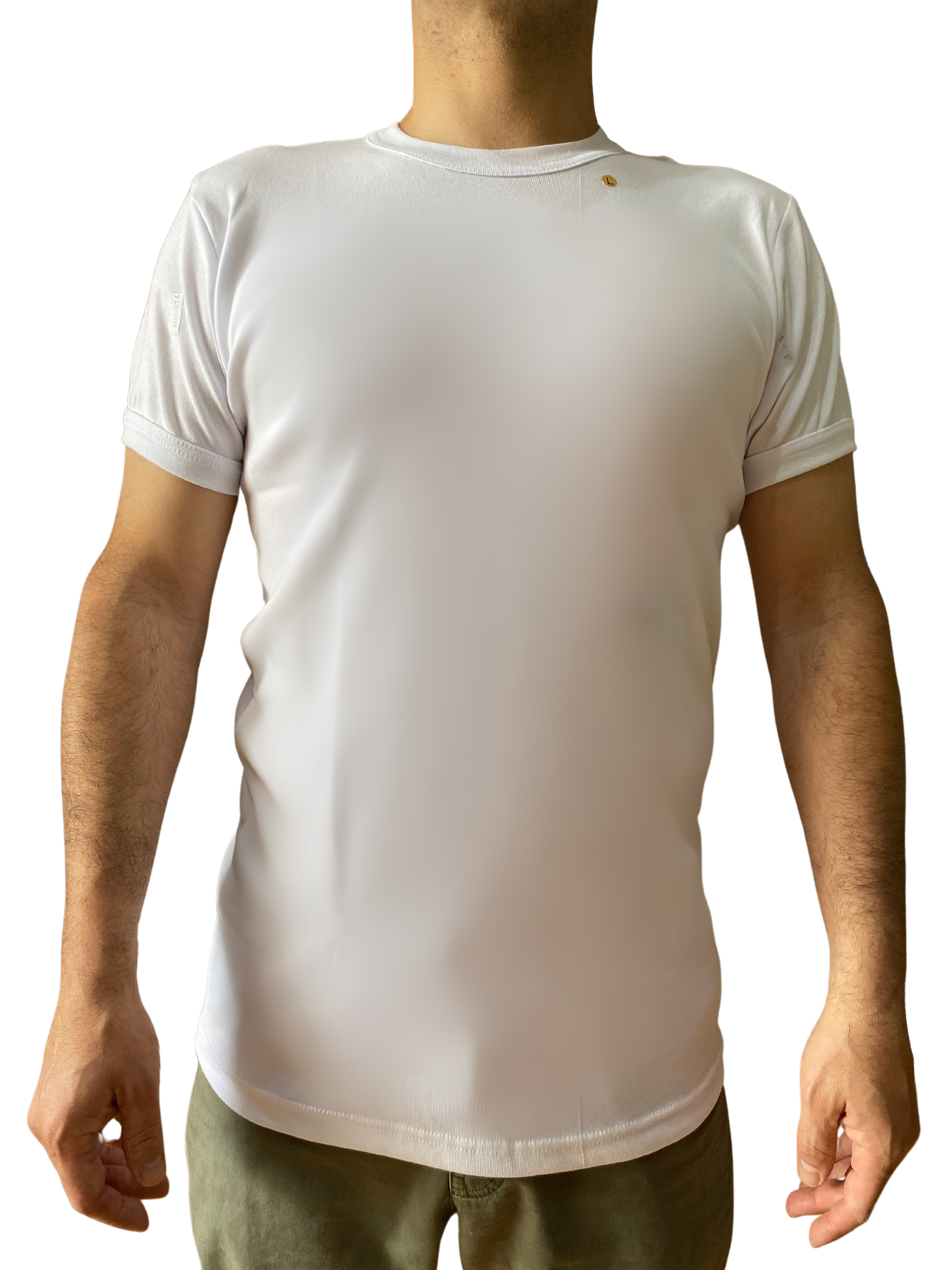 Polera de top algodon blanca
