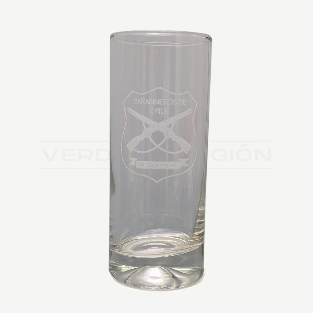 Vaso Piscolero Escudo Carabineros