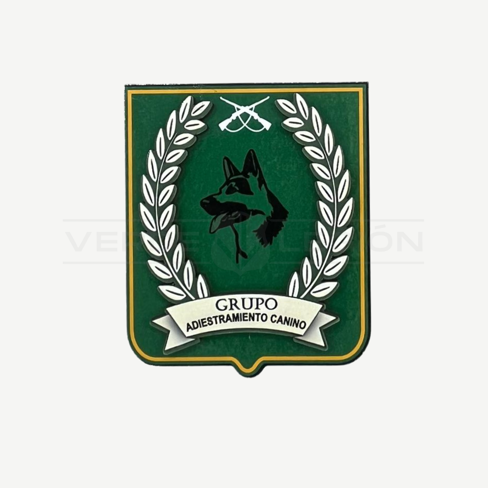 Imán Grupo de Adiestramiento Canino Carabineros de Madera para Refrigerador