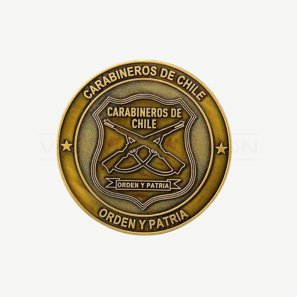 Moneda de Colección Radiopatrullas Carabineros