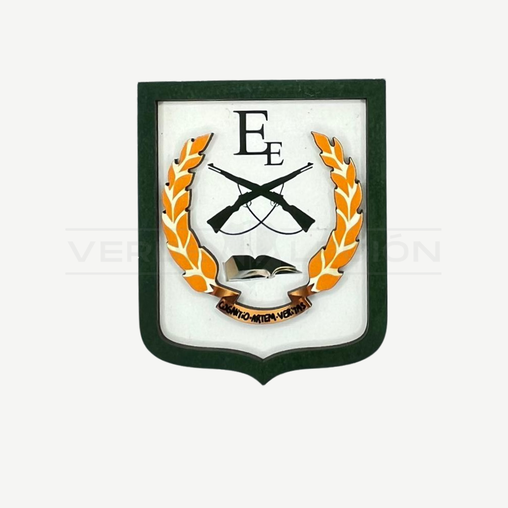 Imán Escuela de Especialidades de Carabineros de Madera para Refrigerador