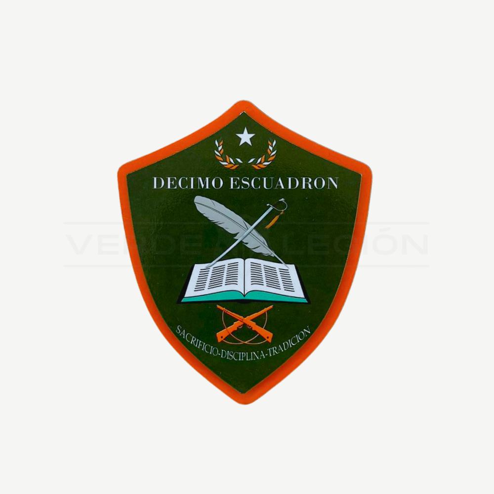 Imán Madera para Refrigerador Escudo Escuadrones Esucar Carabineros (Opciones)