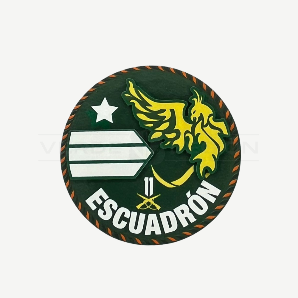 Imán Madera para Refrigerador Escudo Escuadrones Esucar Carabineros (Opciones)