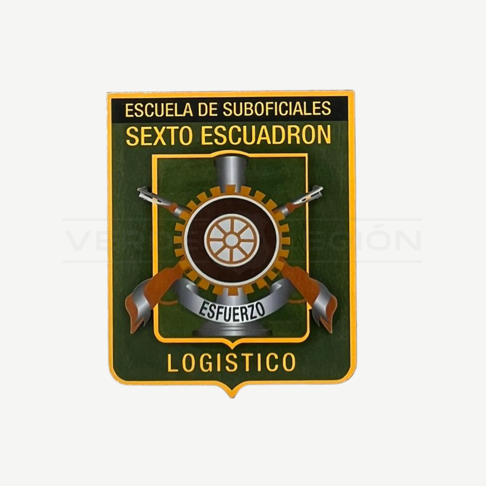 Imán Madera para Refrigerador Escudo Escuadrones Esucar Carabineros (Opciones)