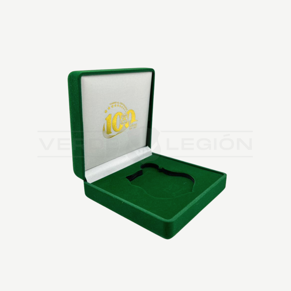 Caja Terciopelo para Moneda 99 Años Forma Escudo Carabineros