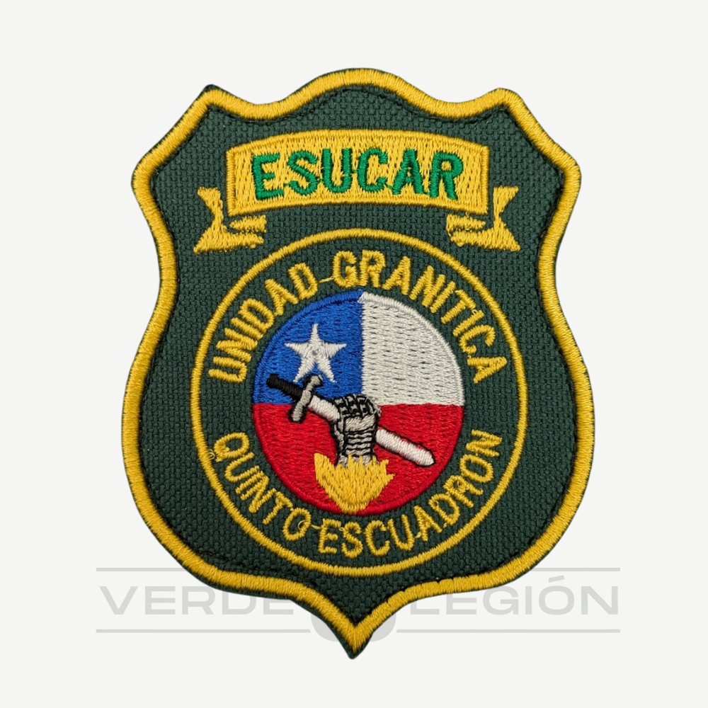 Parche Escudo Escuadrones Esucar (Opciones) Carabineros